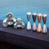 HOURGLASS KNUCKLE ROLLER - STAINLESS STEEL