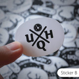 UQH VINYL STICKERS (MATTE) - SINGLES OR PACK