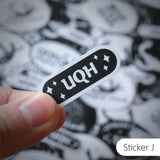 UQH VINYL STICKERS (MATTE) - SINGLES OR PACK