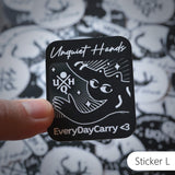 UQH VINYL STICKERS (MATTE) - SINGLES OR PACK