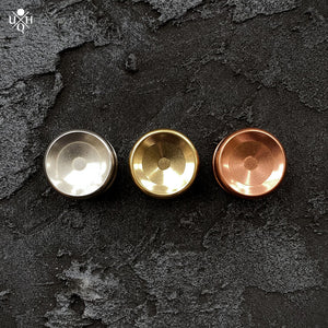 SAGE BUTTONS - Tungsten W & CU - 23 MM
