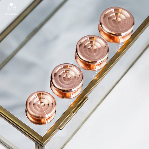 COLLIDER BUTTONS - COPPER - LOW PROFILE