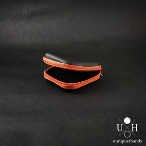 POUCH FOR FIDGET SPINNERS - ORANGE ZIPPER-Pouches