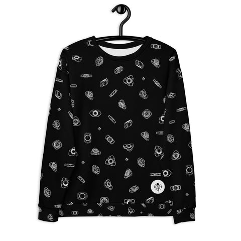 Unquiet Spins - Unisex Sweatshirt - Black
