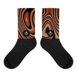 UQH Mokume Socks - Black Foot